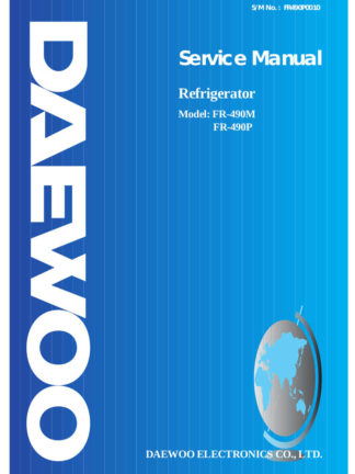 Daewoo Refrigerator Service Manual 32