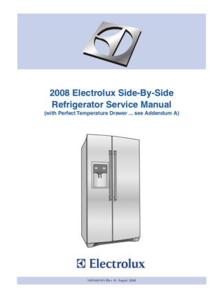 Electrolux Refrigerator Service Manual 14