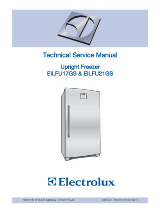 Electrolux Refrigerator Service Manual 16