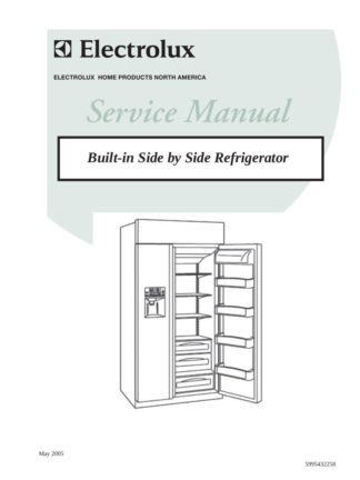 Electrolux Refrigerator Service Manual 21