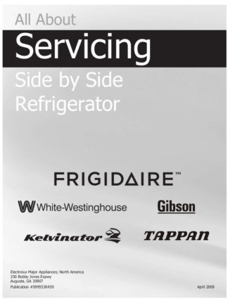 Frigidaire Refrigerator Service Manual 10
