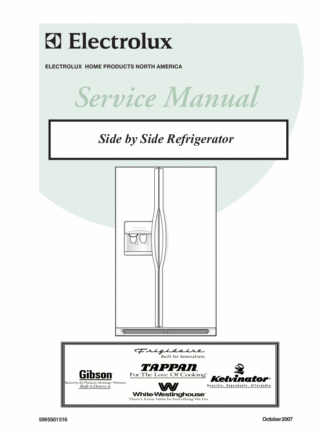 Frigidaire Refrigerator Service Manual 11