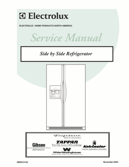 Frigidaire Refrigerator Service Manual 12