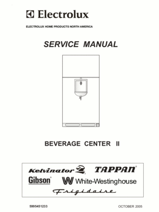 Frigidaire Refrigerator Service Manual 13