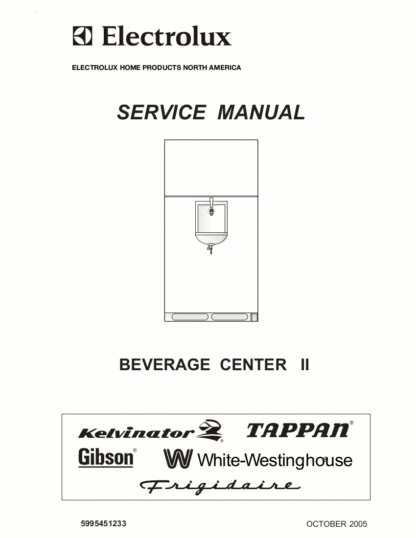 Frigidaire Refrigerator Service Manual 13