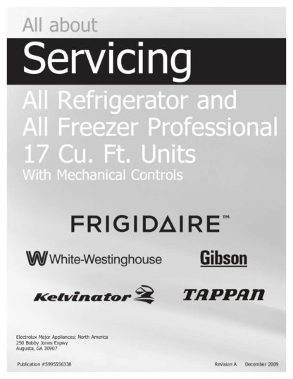 Frigidaire Refrigerator Service Manual 16