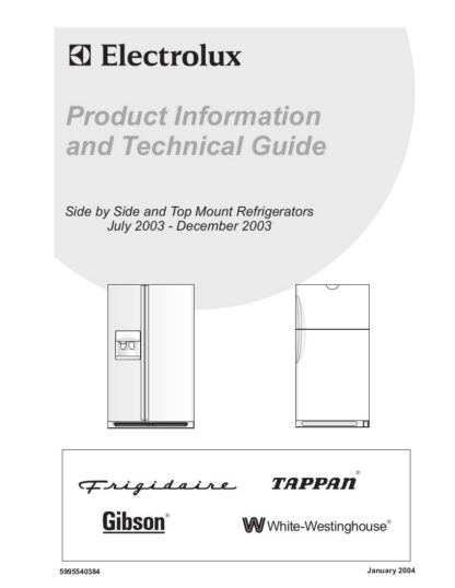 Frigidaire Refrigerator Service Manual 22