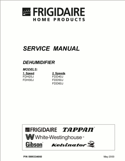 Frigidaire Refrigerator Service Manual 28