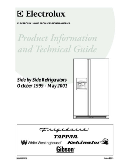 Frigidaire Refrigerator Service Manual 29