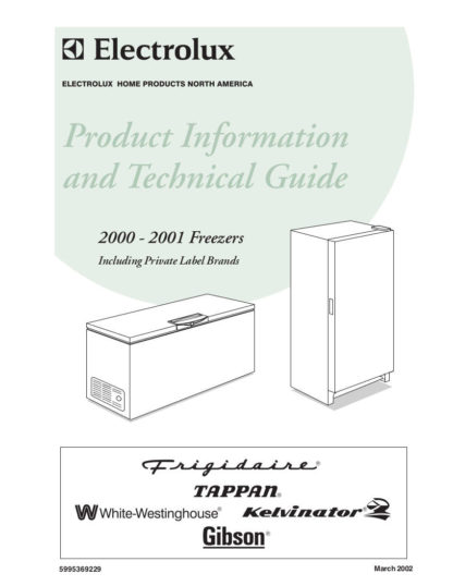 Frigidaire Refrigerator Service Manual 03