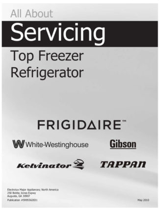 Frigidaire Refrigerator Service Manual 9