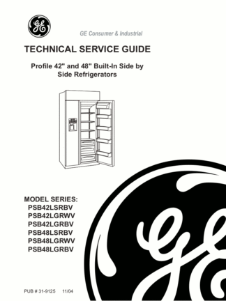 GE Refrigerator Service Manual 12