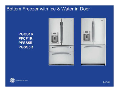 GE Refrigerator Service Manual 13