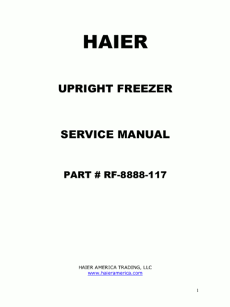 Haier Refrigerator Service Manual 26