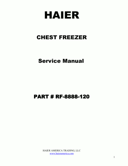 Haier Refrigerator Service Manual 43