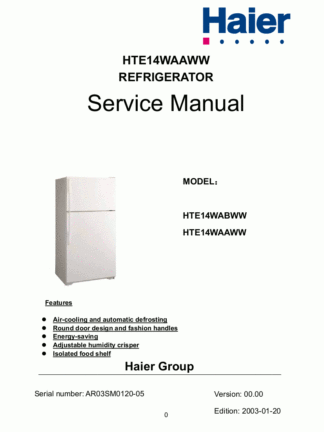 Haier Refrigerator Service Manual 76