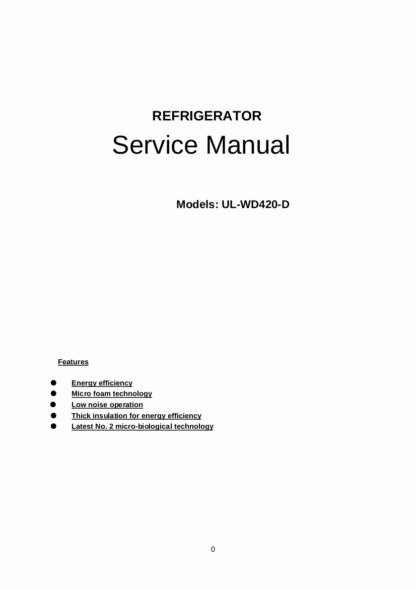 Haier Refrigerator Service Manual 97