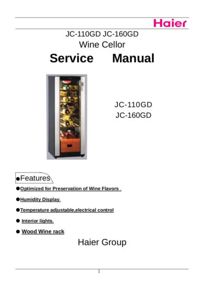 Haier Refrigerator Service Manual 98