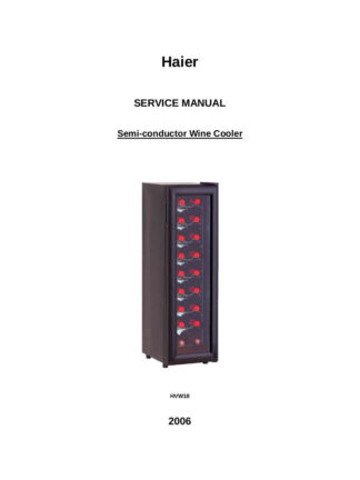Haier Refrigerator Service Manual 99