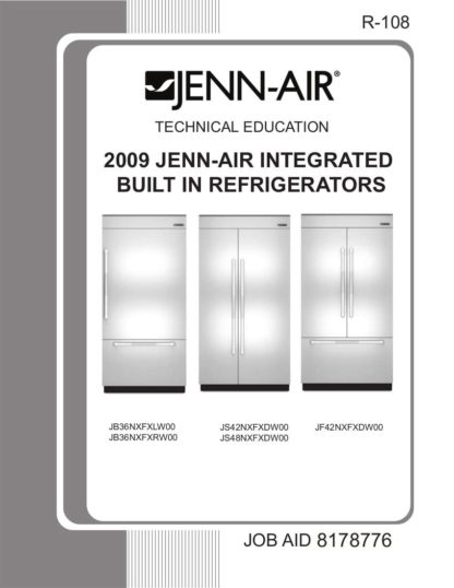 Jenn Air Refrigerator Service Manual 06
