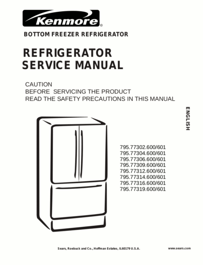 Kenmore Refrigerator Service Manual 11
