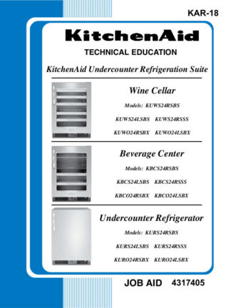 KitchenAid Refrigerator Service Manual 07