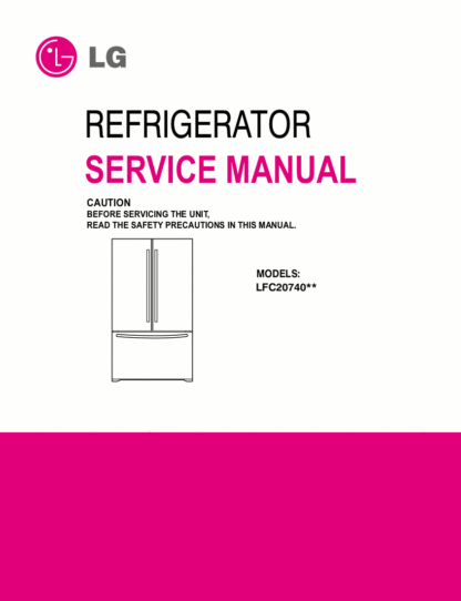 LG Refrigerator Service Manual 05