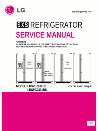 LG Refrigerator Service Manual 14