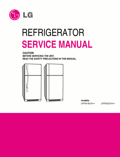LG Refrigerator Service Manual 15