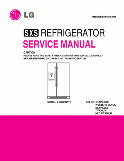 LG Refrigerator Service Manual 16