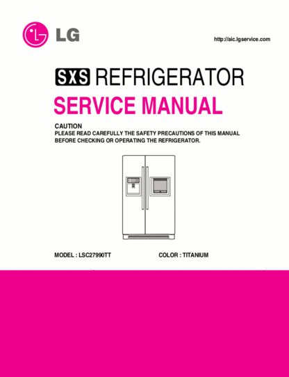 LG Refrigerator Service Manual 19