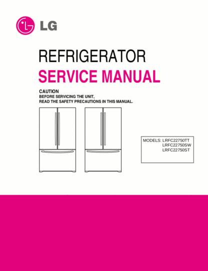LG Refrigerator Service Manual 23