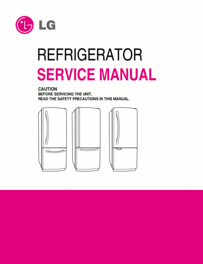 LG Refrigerator Service Manual 25