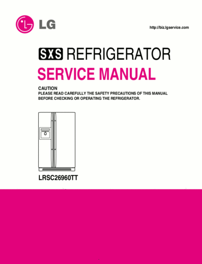 LG Refrigerator Service Manual 30
