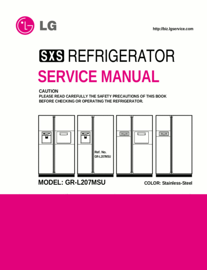 LG Refrigerator Service Manual 32