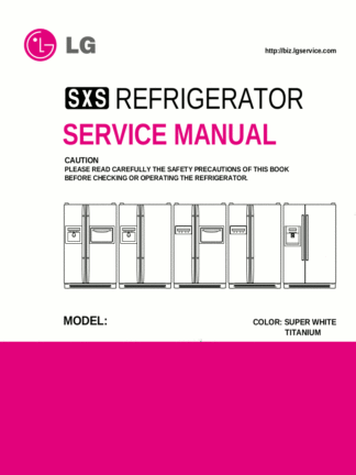 LG Refrigerator Service Manual 33