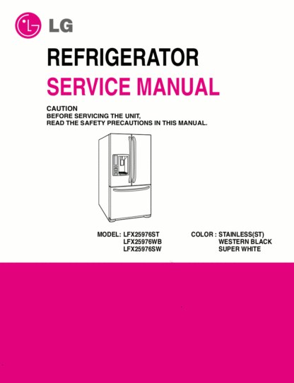 LG Refrigerator Service Manual 41