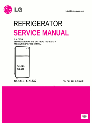 LG Refrigerator Service Manual 42