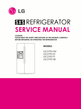 LG Refrigerator Service Manual 46