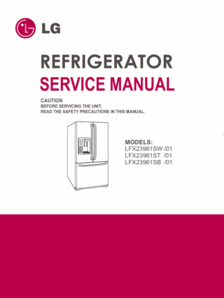 LG Refrigerator Service Manual 51