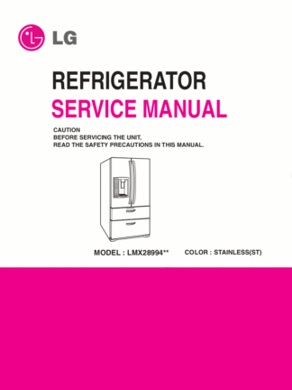 LG Refrigerator Service Manual 58
