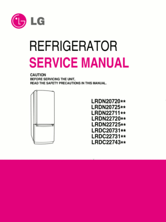 LG Refrigerator Service Manual 59