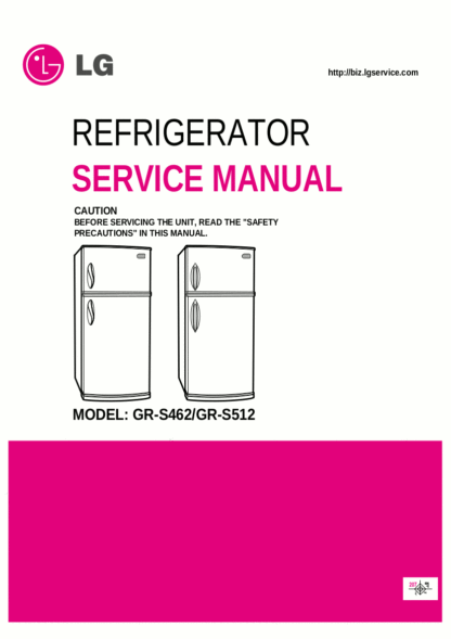 LG Refrigerator Service Manual 61