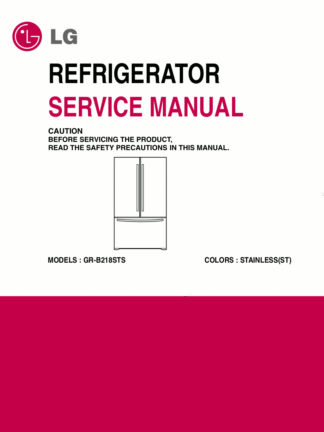 LG Refrigerator Service Manual 64