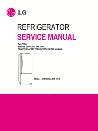 LG Refrigerator Service Manual 66