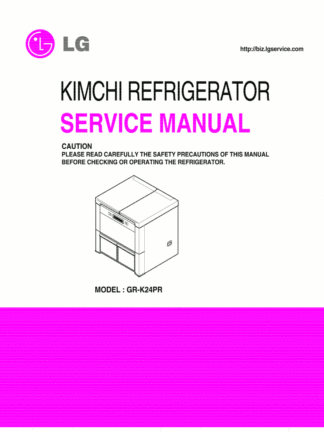 LG Refrigerator Service Manual 69