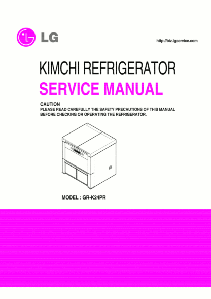 LG Refrigerator Service Manual 69