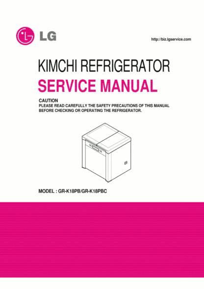 LG Refrigerator Service Manual 73