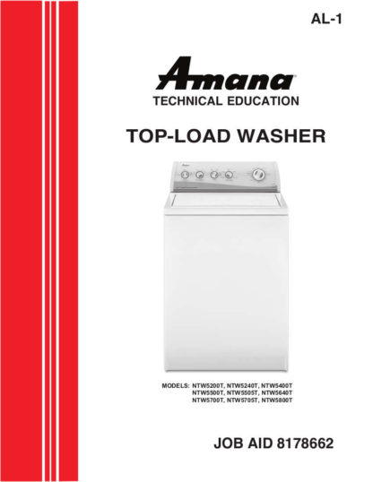 Amana Washer Service Manual 06