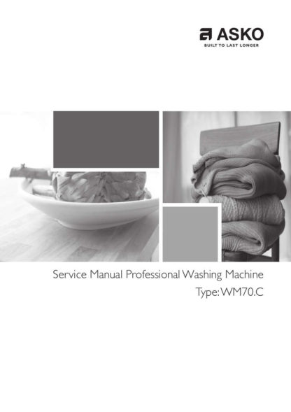 Asko Washer Service Manual 12